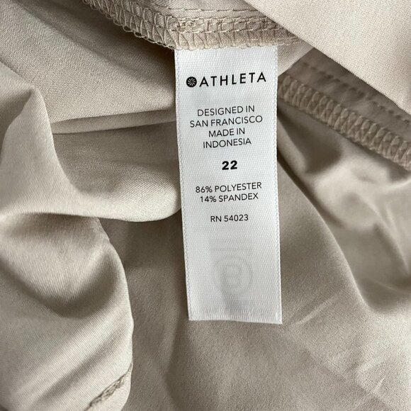 Athleta Skyline Pant II Women's Size 22 Abalone Gray Beige Tie Waist NWT PT-1906 - Picture 11 of 12